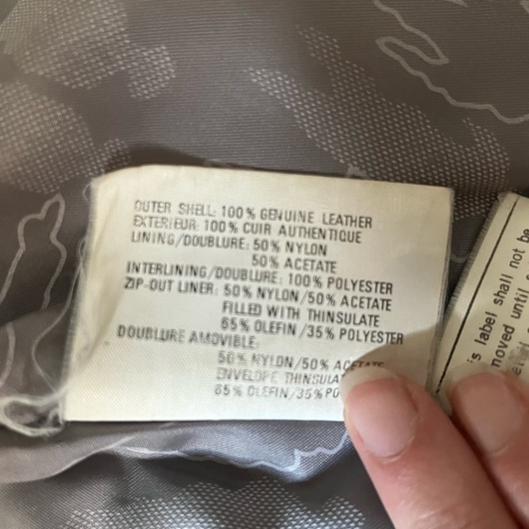 Genuine leather men’s jacket - Picture 3 of 3